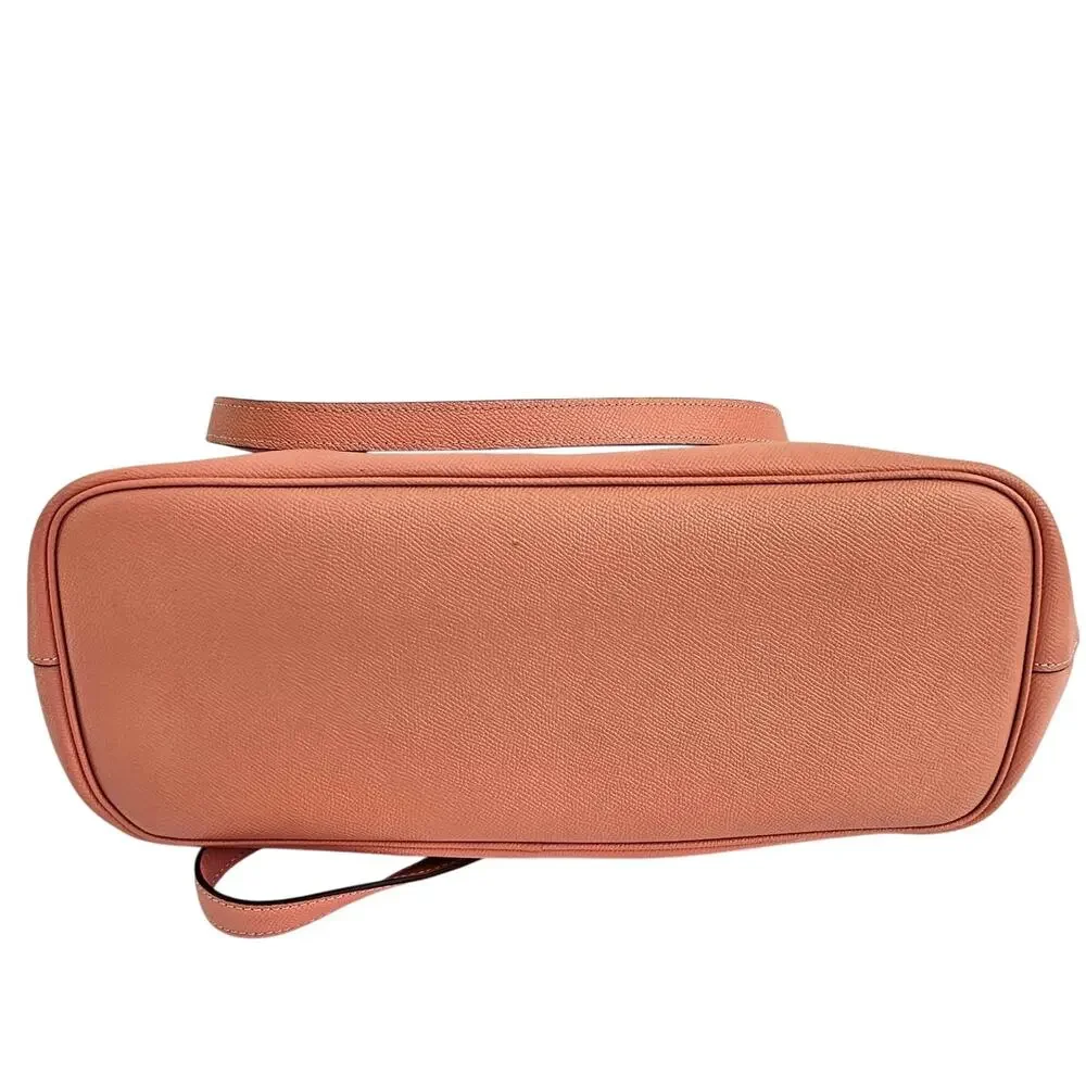 Coach Gallery Tote Bag Light Coral Pink Leather Work Travel Laptop Purse CH285